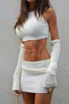 White-Knit-Tank-Top-Skirt-Suits-3