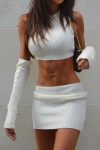 White-Knit-Tank-Top-Skirt-Suits-3