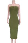 Solid-Color-Strapless-Knitted-Dress-1